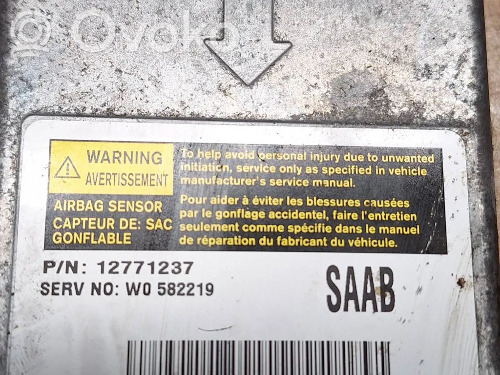 Saab 9-3 Ver1 Unidad de control/módulo del Airbag 