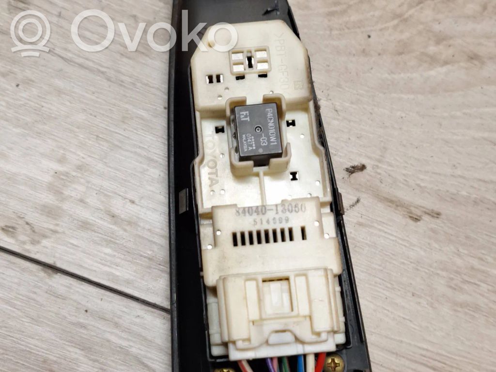 Toyota Corolla Verso E121 Interruptor del elevalunas eléctrico 