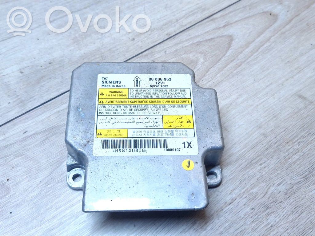 Chevrolet Aveo Airbag control unit/module 