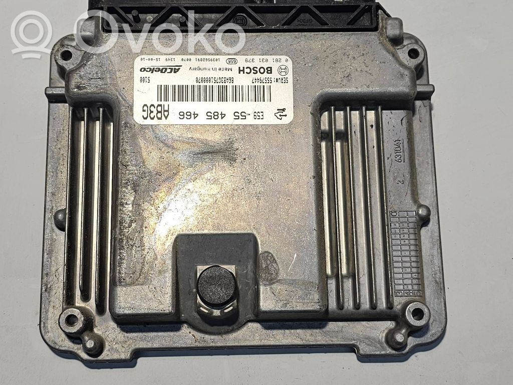 Engine control unit/module   55485466,55579447,0281031379