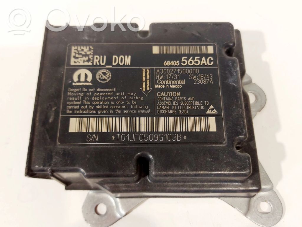 Chrysler Pacifica Airbag control unit/module 