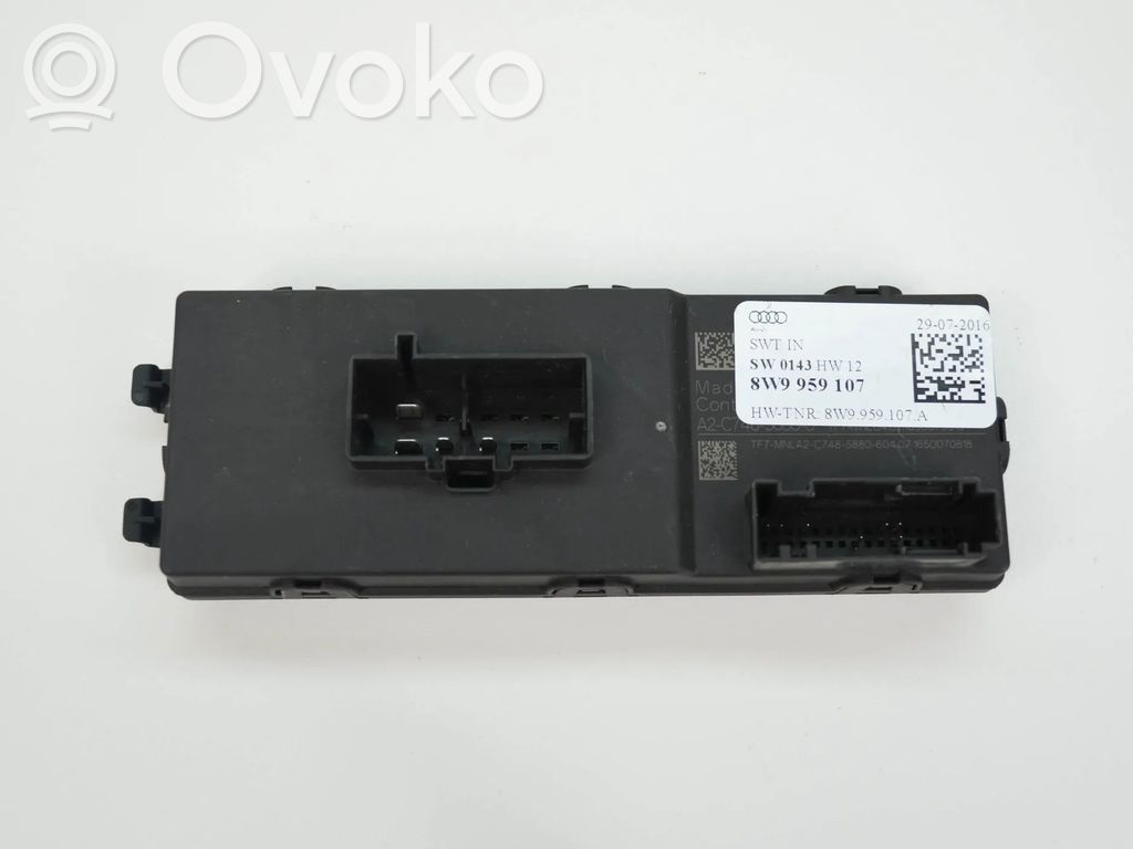 Audi A4 S4 B9 8W Tailgate/trunk control unit/module 