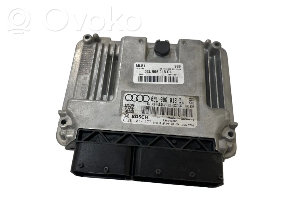 Engine control unit/module   03L906018DL,0281017177,03L906018DN