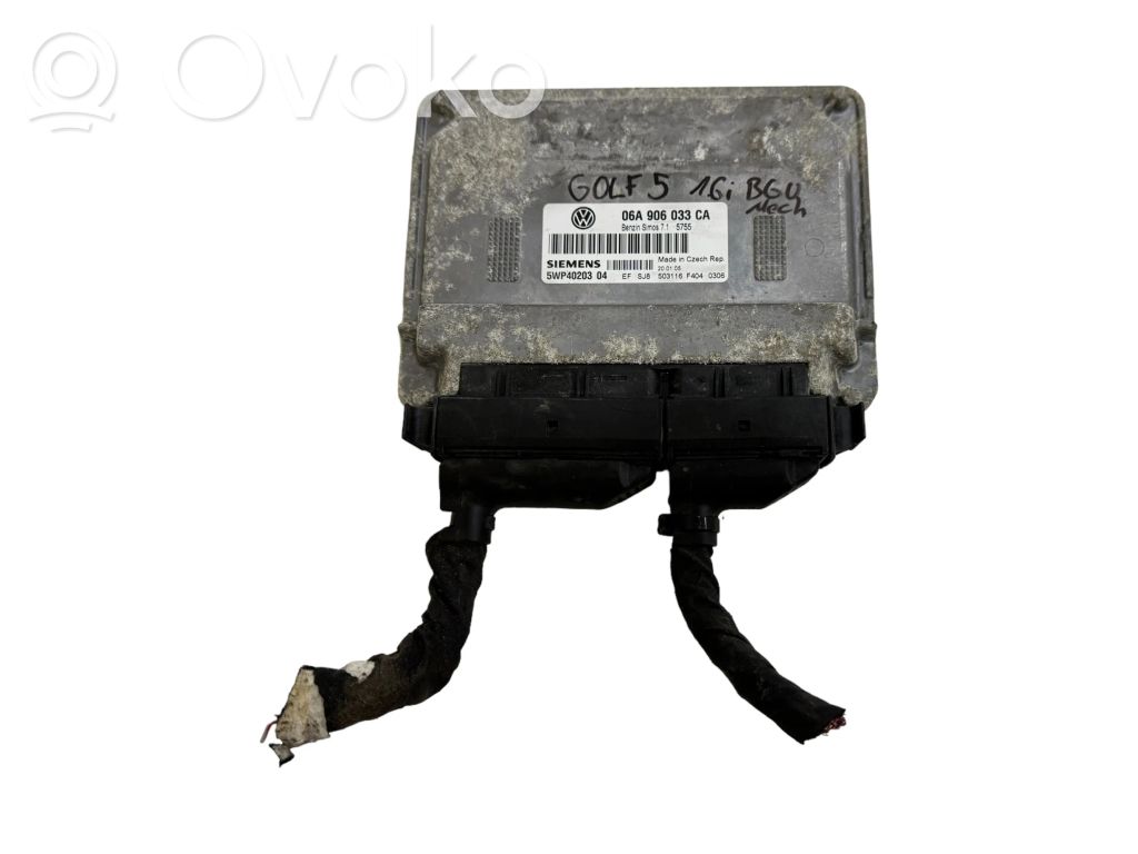 Volkswagen Golf V Engine control unit/module 