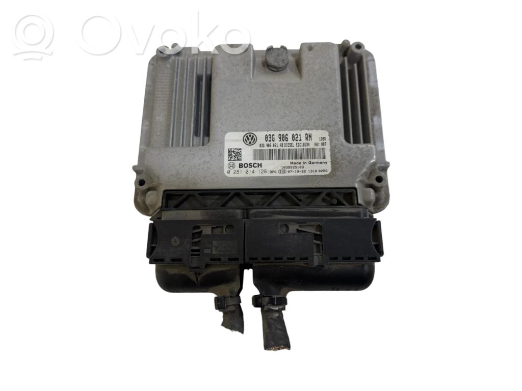 Engine control unit/module   03G906021RN,03G906021AB,0281014128