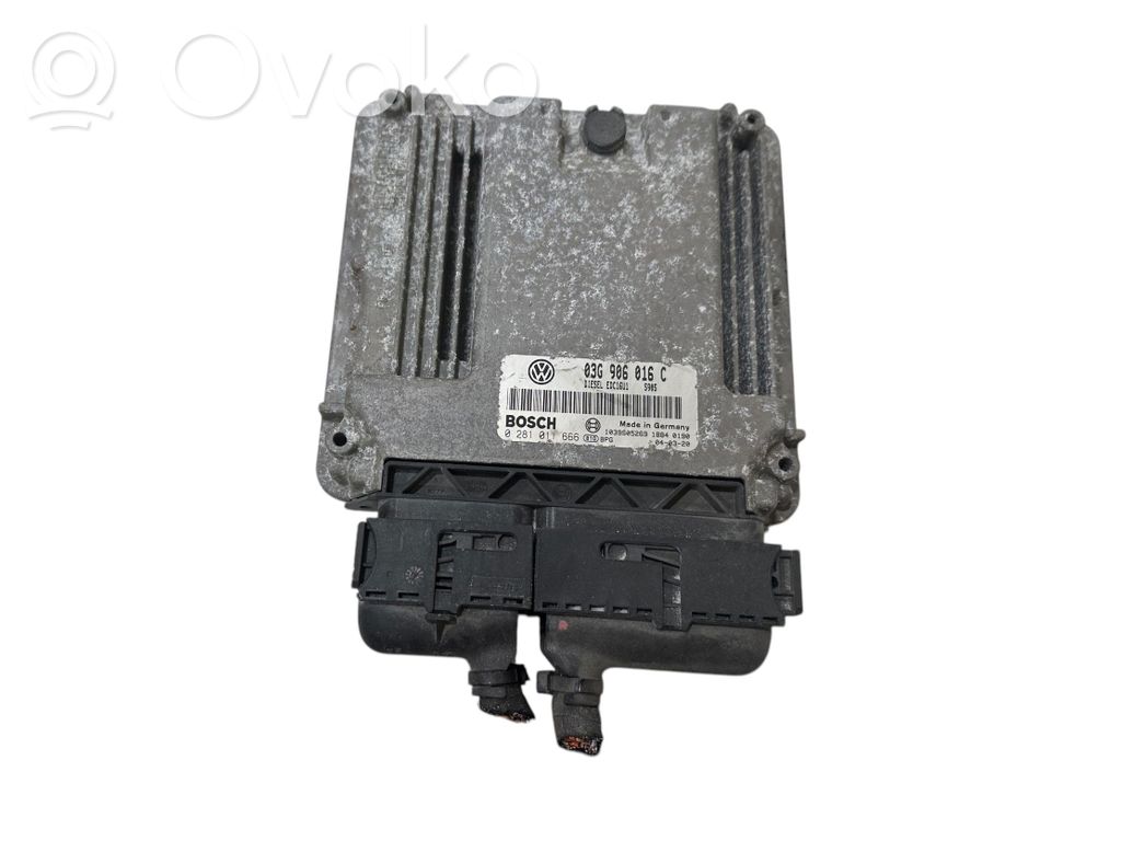 Engine control unit/module   03G906016C,1039S05269,0281011666