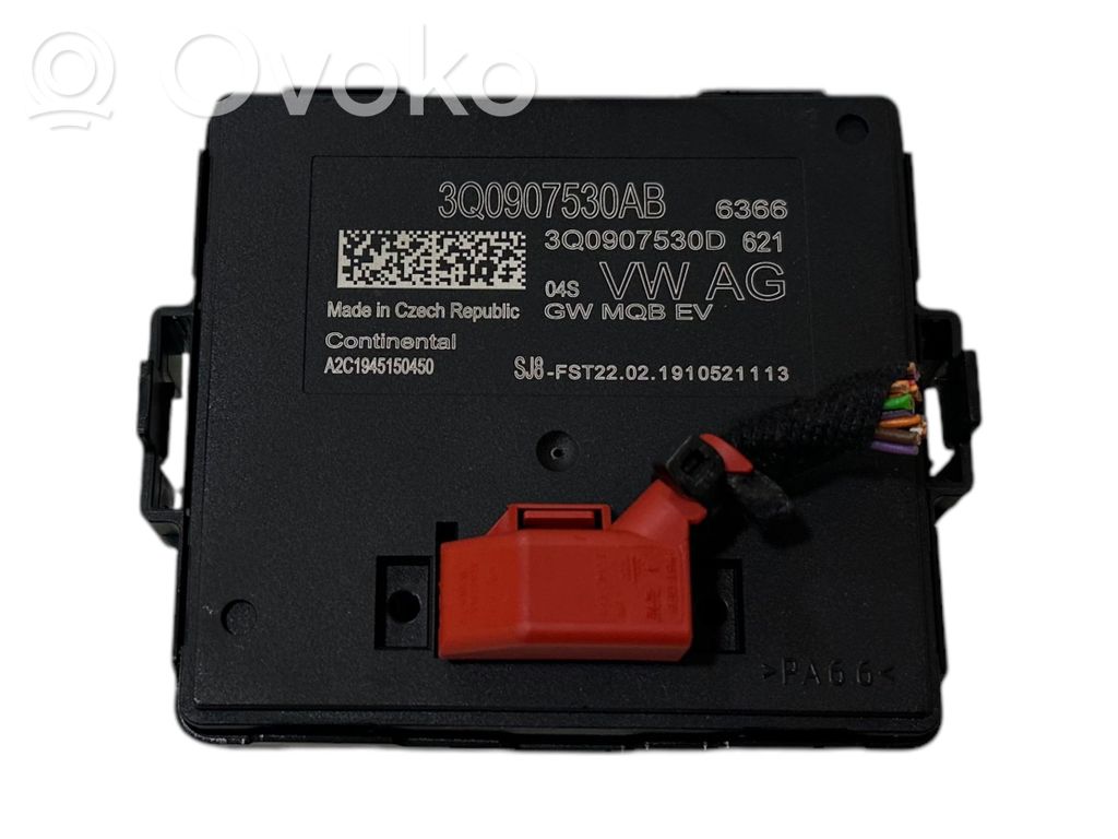 Volkswagen e-Golf Gateway control module 