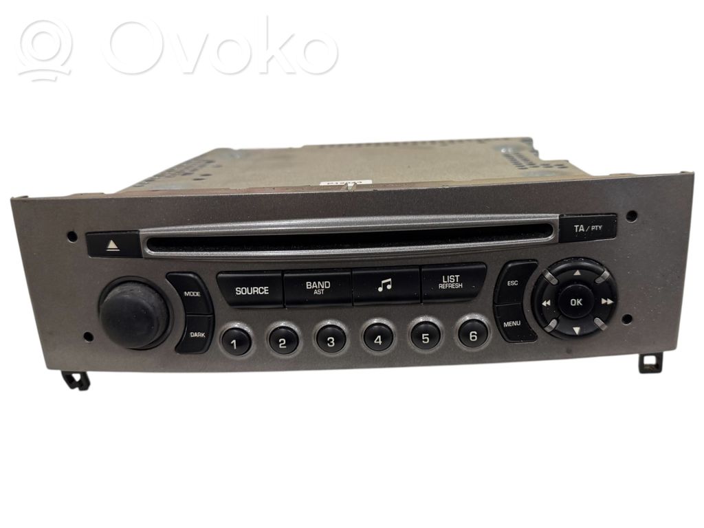 Panel / Radioodtwarzacz CD/DVD/GPS   96766652X,A2C53424336