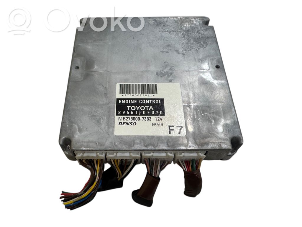 Toyota Corolla Verso E121 Engine control unit/module 