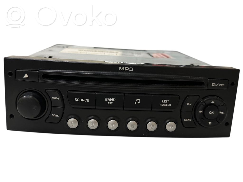 Citroen Berlingo Panel / Radioodtwarzacz CD/DVD/GPS 