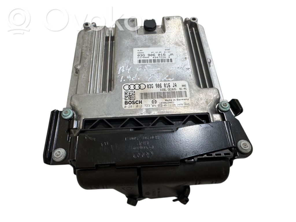 Engine control unit/module   03G906016JA,0281012723,1039S12051