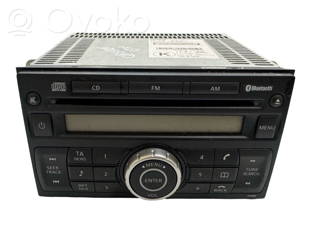 Nissan Qashqai Radio / CD/DVD atskaņotājs / navigācija 