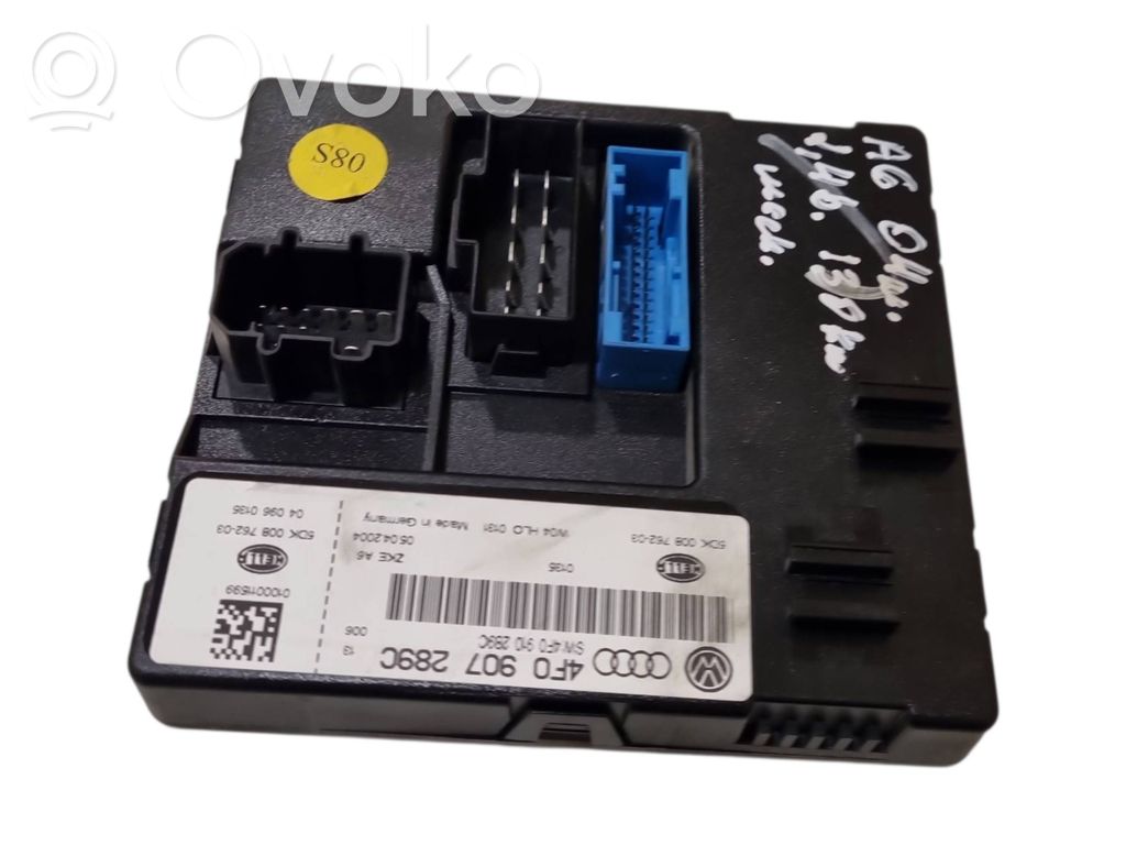 Audi A6 S6 C6 4F Módulo de confort/conveniencia 