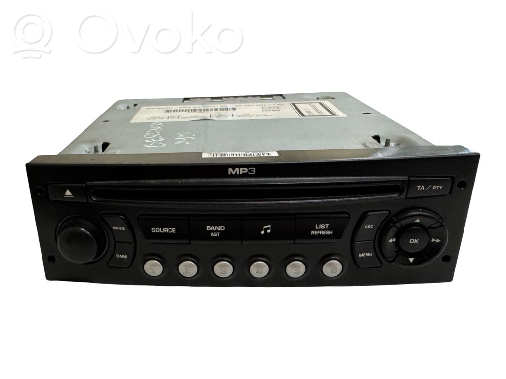Citroen Berlingo Panel / Radioodtwarzacz CD/DVD/GPS 