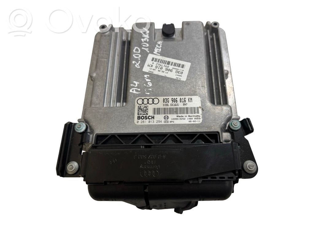Engine control unit/module   03G906016KM,1039S15252,0281013294