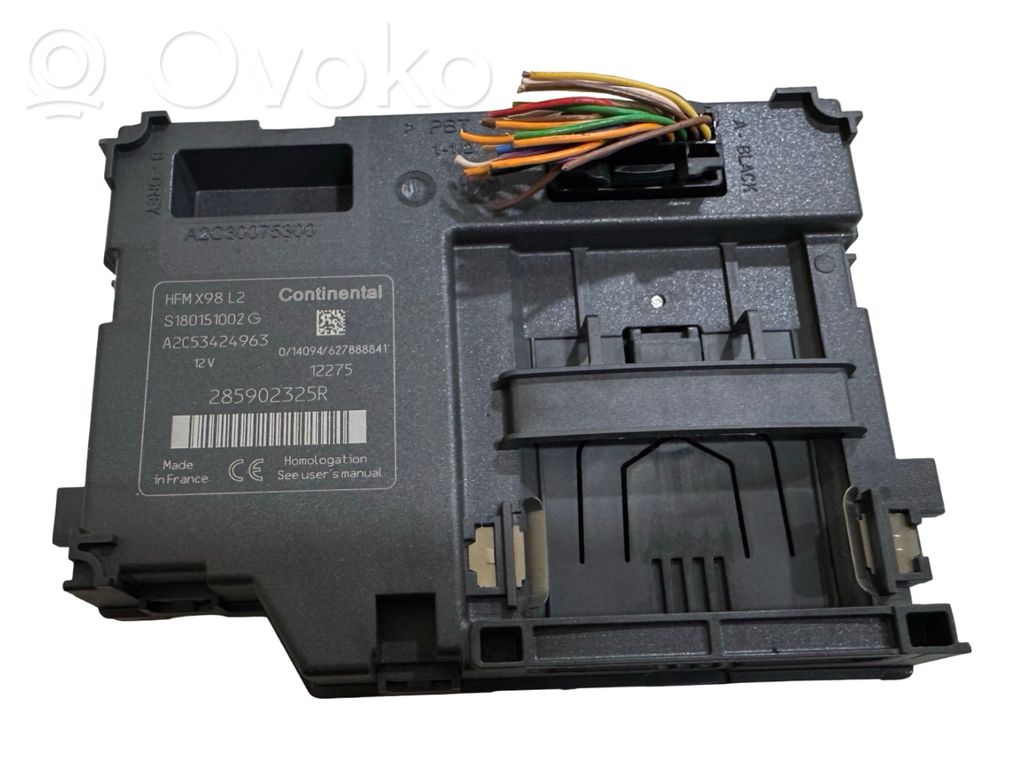 Renault Clio IV Ignition key card reader 