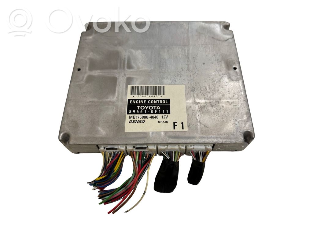Toyota Corolla Verso AR10 Engine control unit/module 