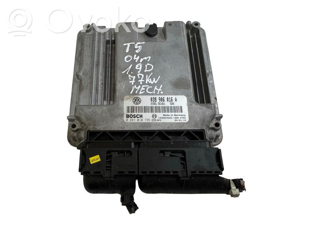 Volkswagen Transporter - Caravelle T5 Sterownik / Moduł ECU 