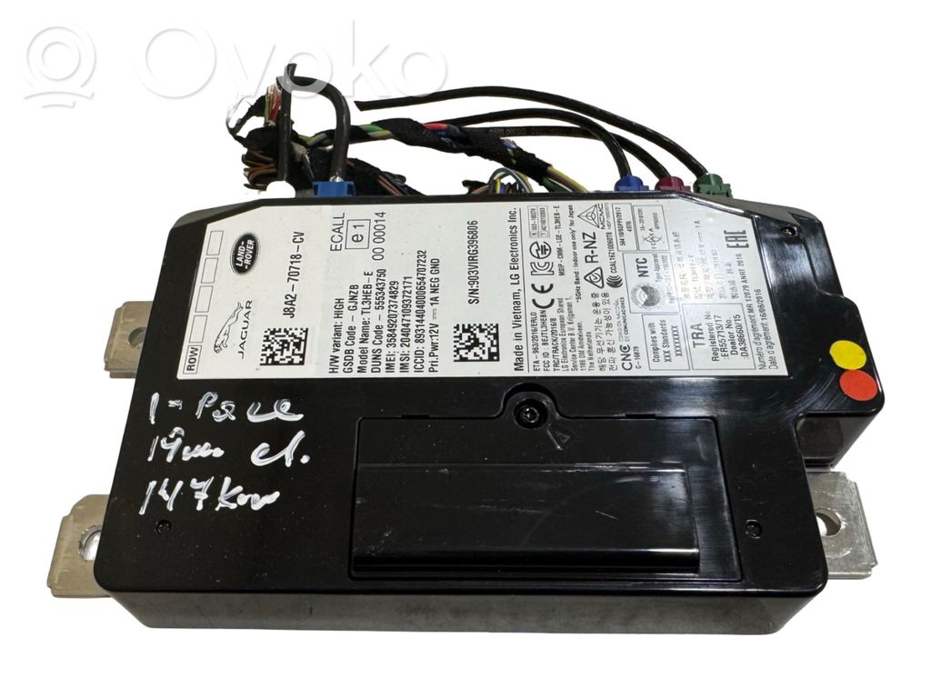 Jaguar I-Pace Bluetooth control unit module 