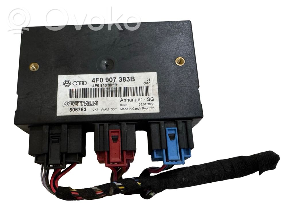 Audi A6 S6 C6 4F Tow bar trailer control unit/module 