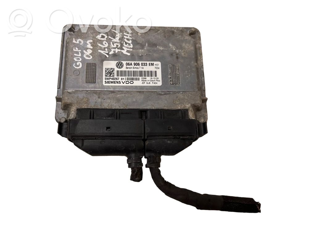 Volkswagen Golf V Unitate/modul de control motor 