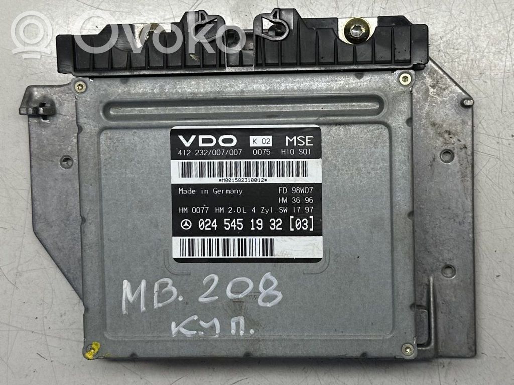 Sterownik / Moduł ECU   0245451932,0245451932,0245451932