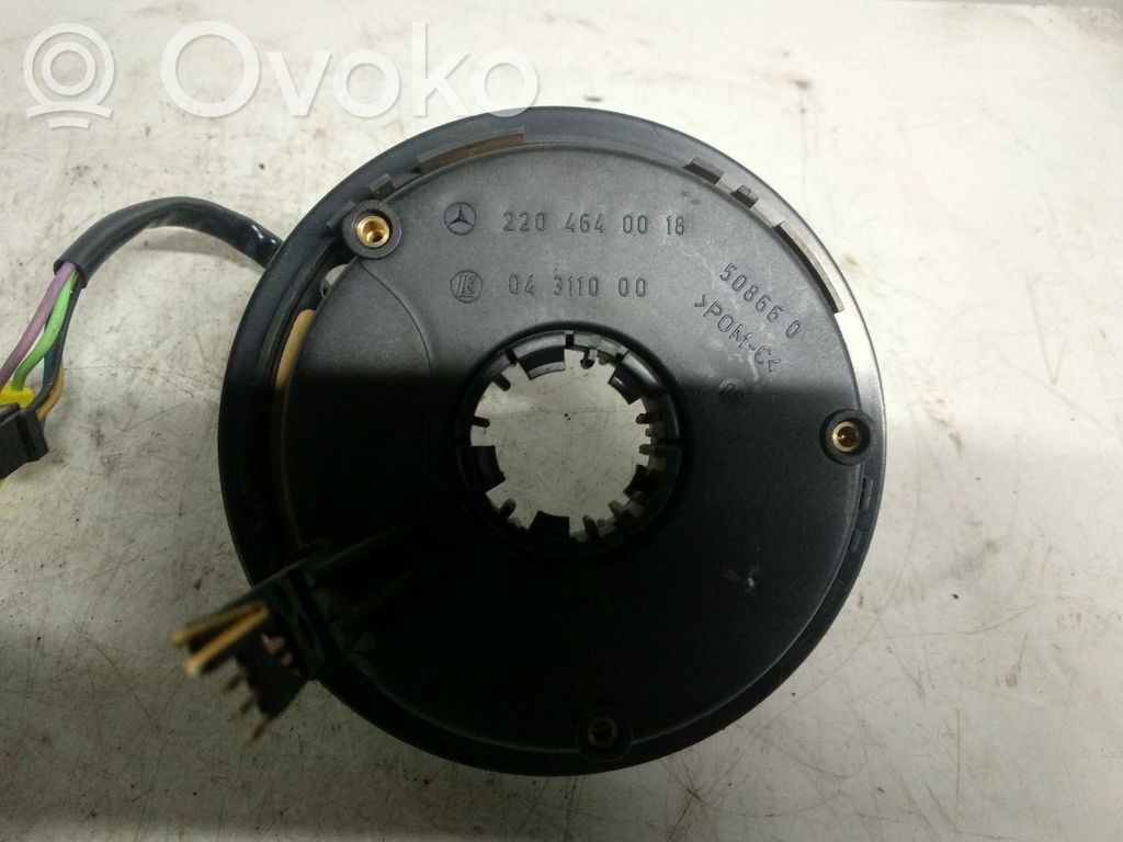 Mercedes-Benz S W220 Airbag slip ring squib (SRS ring) 
