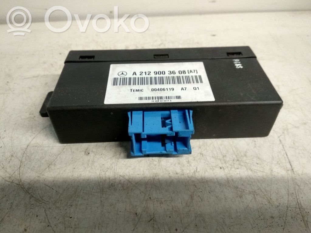 Mercedes-Benz E W212 Suspension control unit/module 