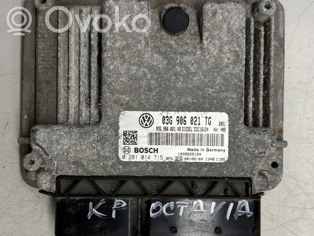 Skoda Octavia Mk2 (1Z) Engine control unit/module 