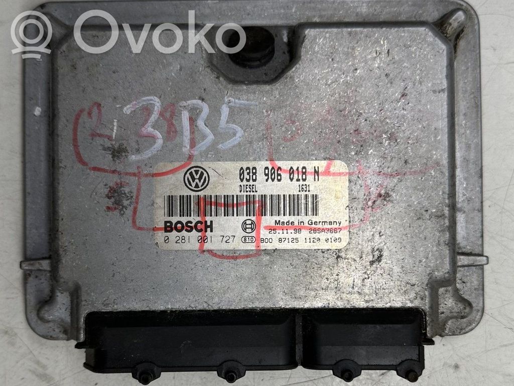 Volkswagen PASSAT B5 Engine control unit/module 