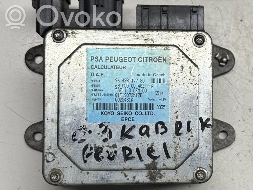 Peugeot 307 Power steering control unit/module 