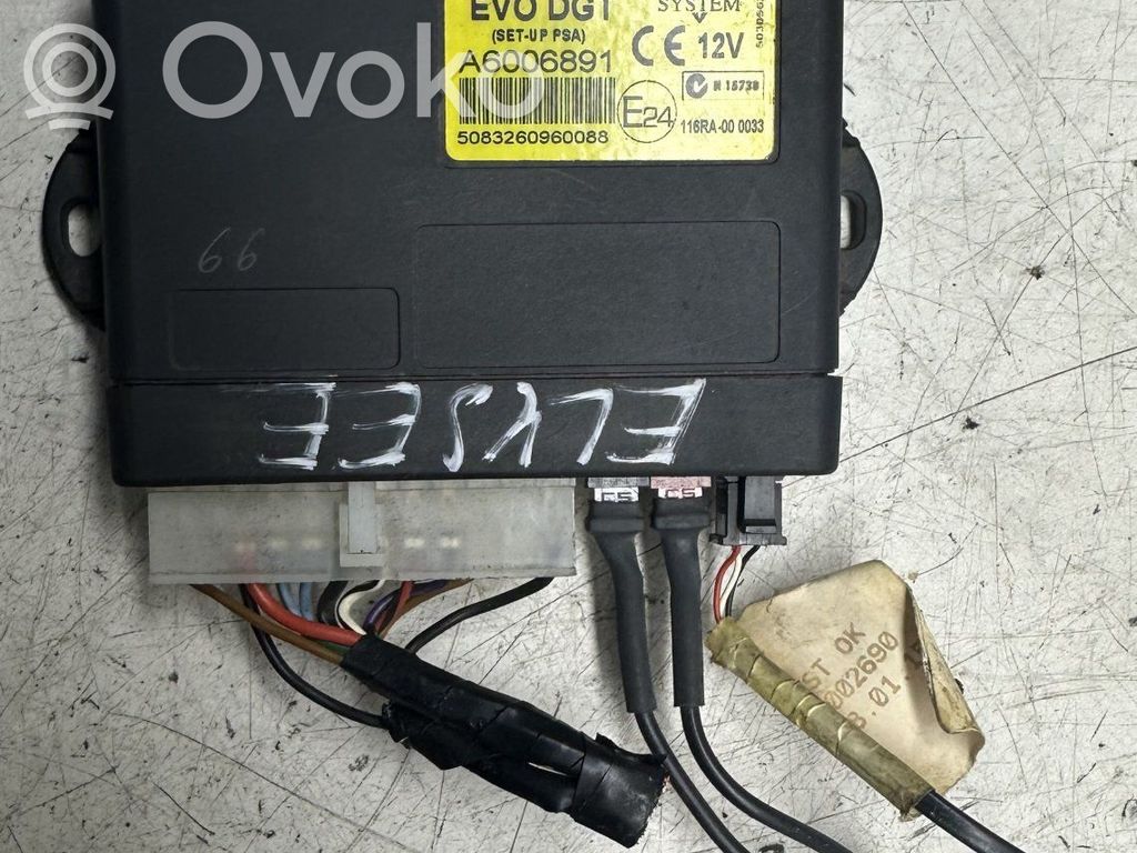 Citroen C-Elysée Boîtier module alarme 