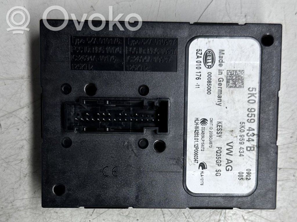 Skoda Superb B6 (3T) Module de contrôle sans clé Go 