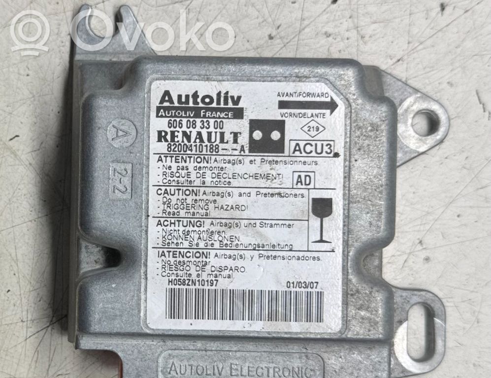 Sterownik / Moduł Airbag   606083300,8200410188A