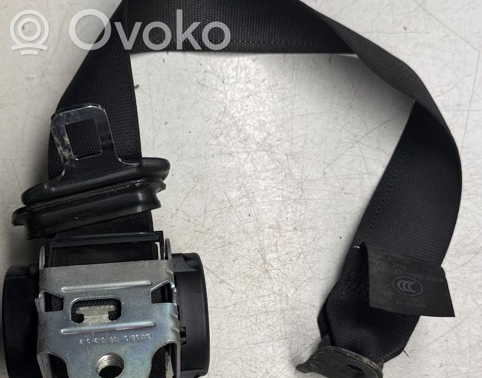 Opel Astra H Pas bezpieczeństwa fotela tylnego 