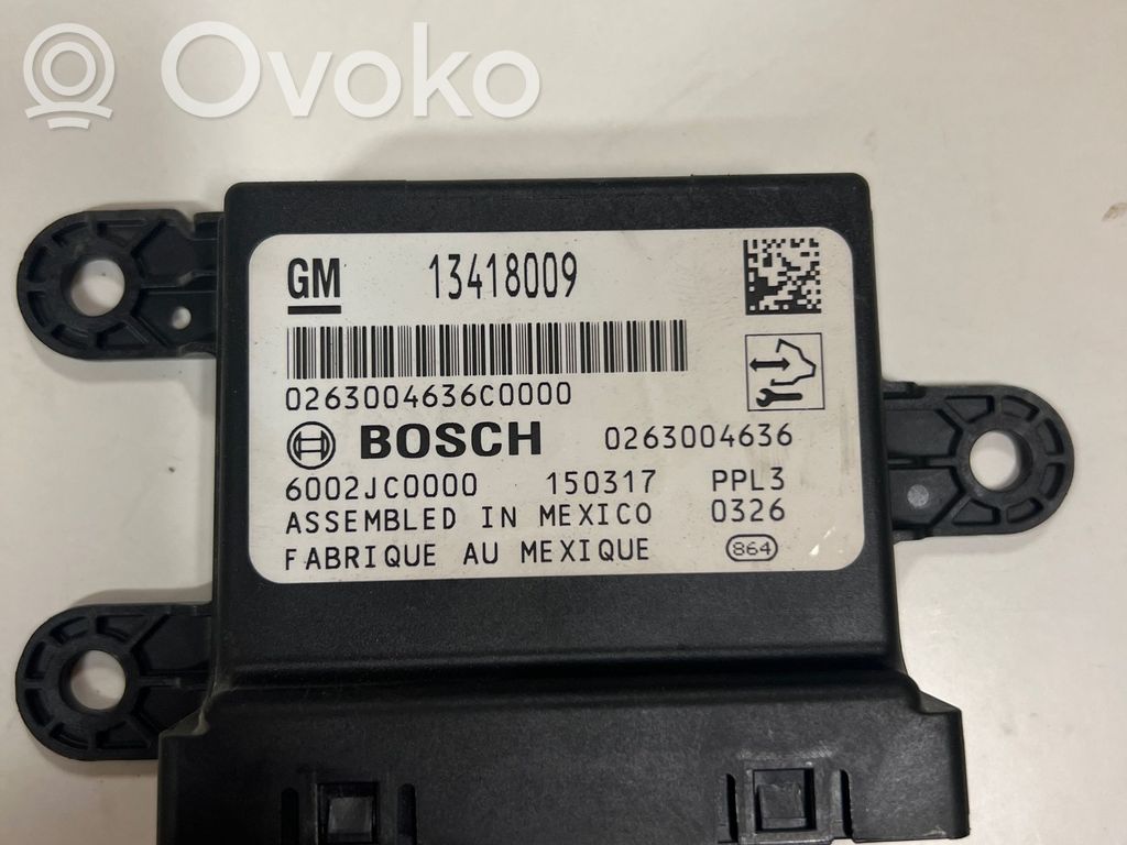 Opel Zafira C Parking PDC control unit/module 