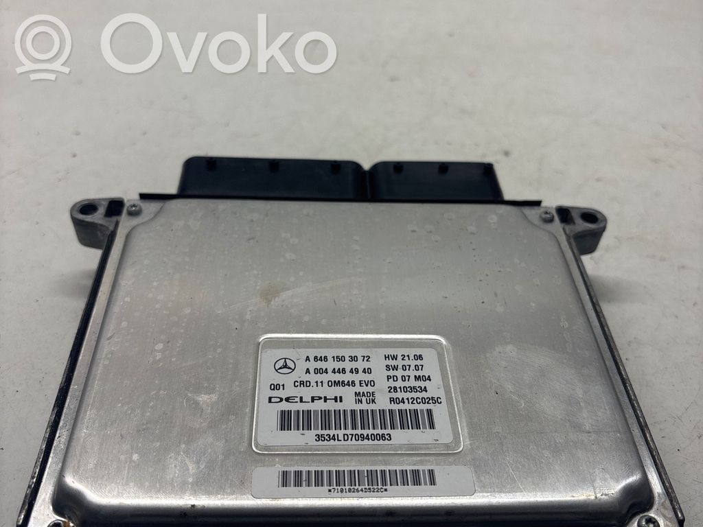 Engine control unit/module   A6461503072,A0044464940