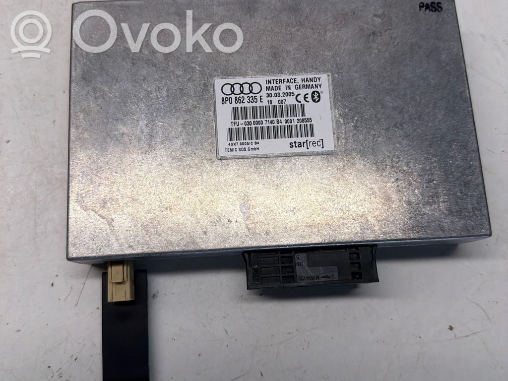 Unidad de control/módulo de bluetooth   8P0862335E,4GX700051C,30032005