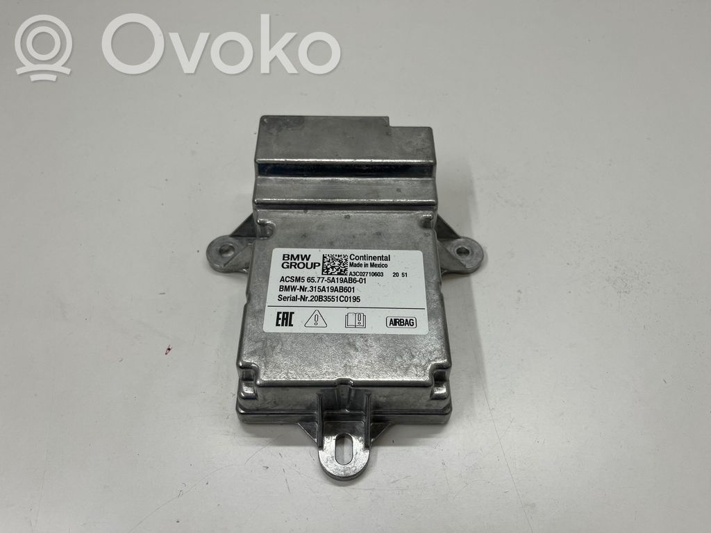 BMW X3 G01 Airbag control unit/module 