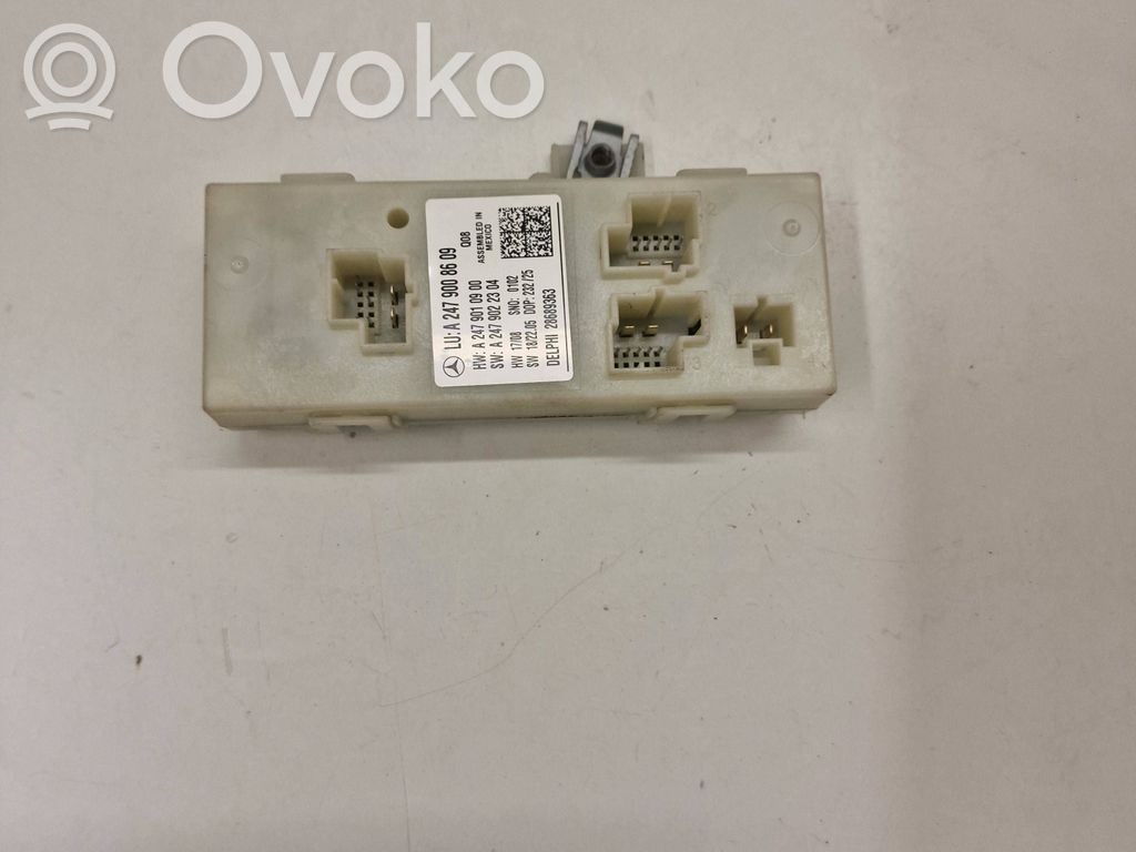Mercedes-Benz EQB Tailgate/trunk control unit/module 