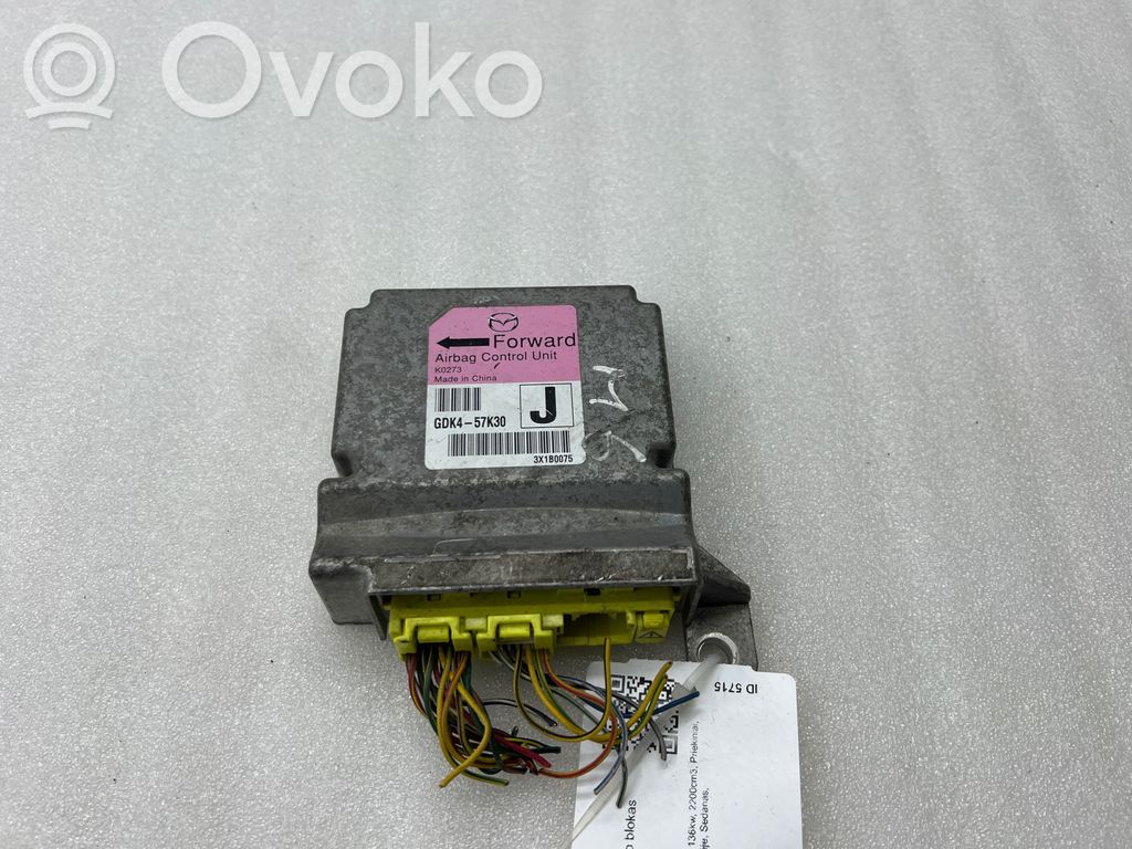 Mazda 6 Airbag control unit/module 