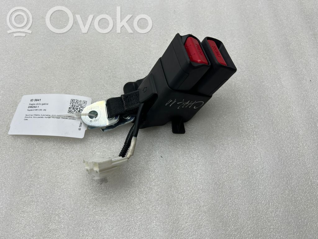 Toyota C-HR I Rear seatbelt buckle 