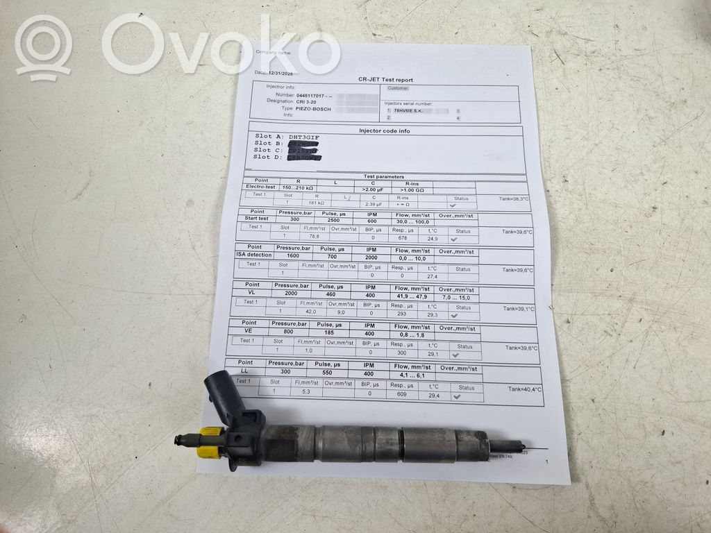 BMW 1 E81 E87 Fuel injector 