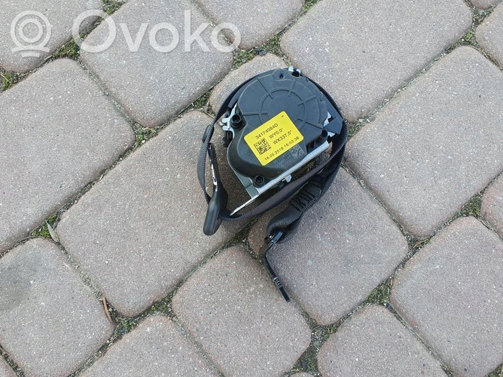 Opel Astra K Cinturón trasero 