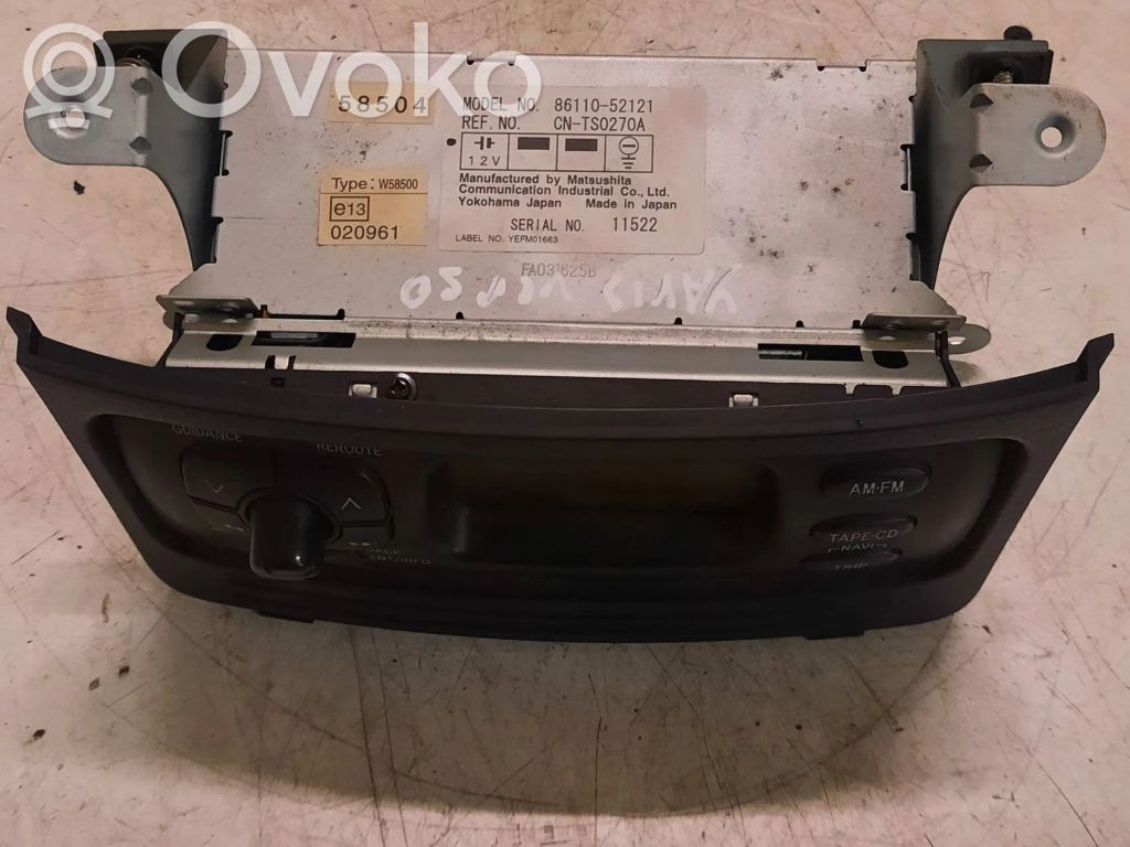 Toyota Yaris Verso Borto kompiuterio valdymo jungtukas (-ai) 