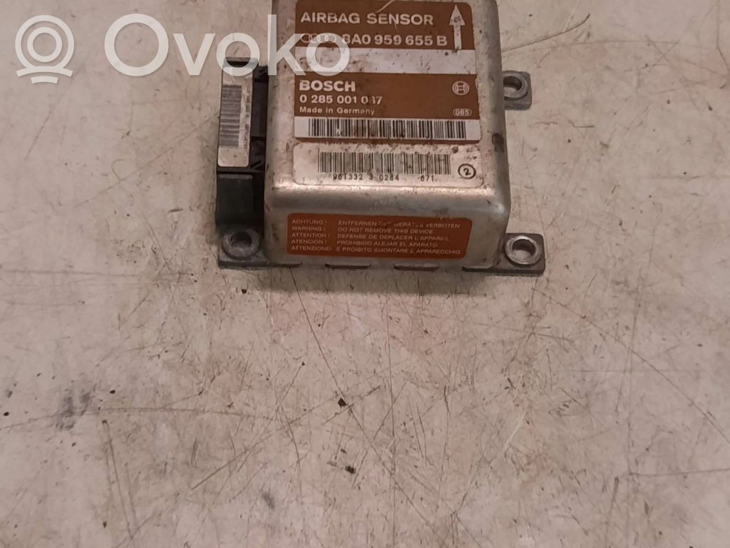 Airbag control unit/module   8A0959655B,0285001037,96T33230284