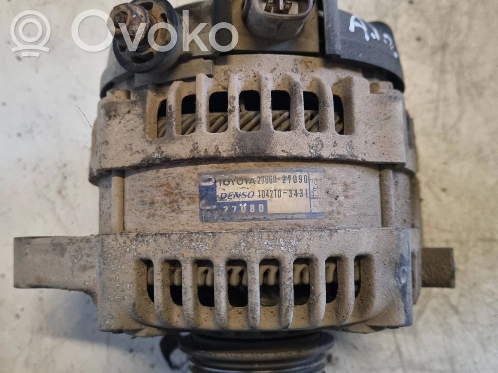 Toyota Corolla Verso E121 Alternador 
