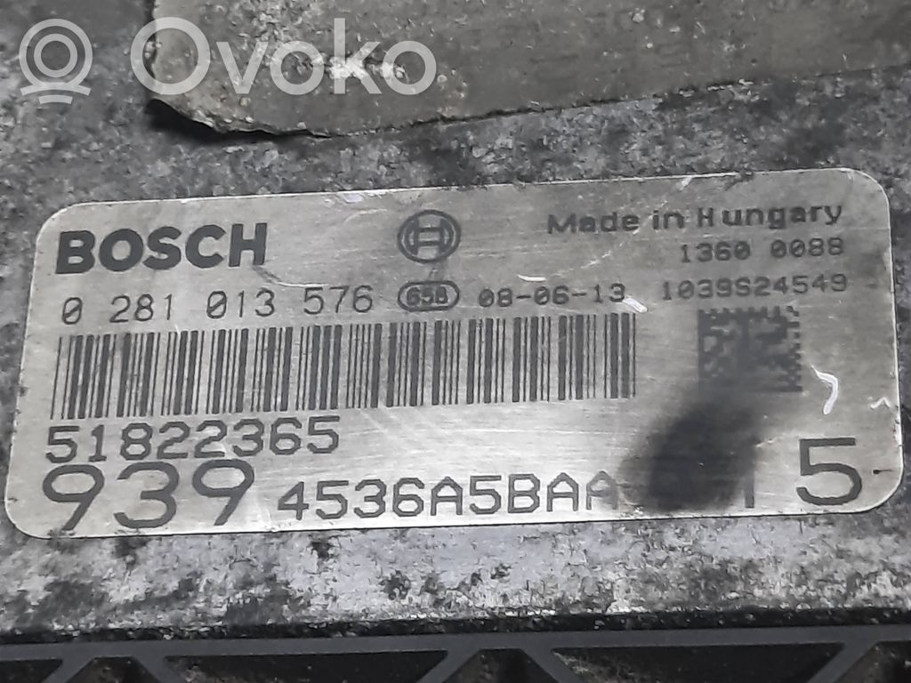 Alfa Romeo 159 Engine control unit/module 