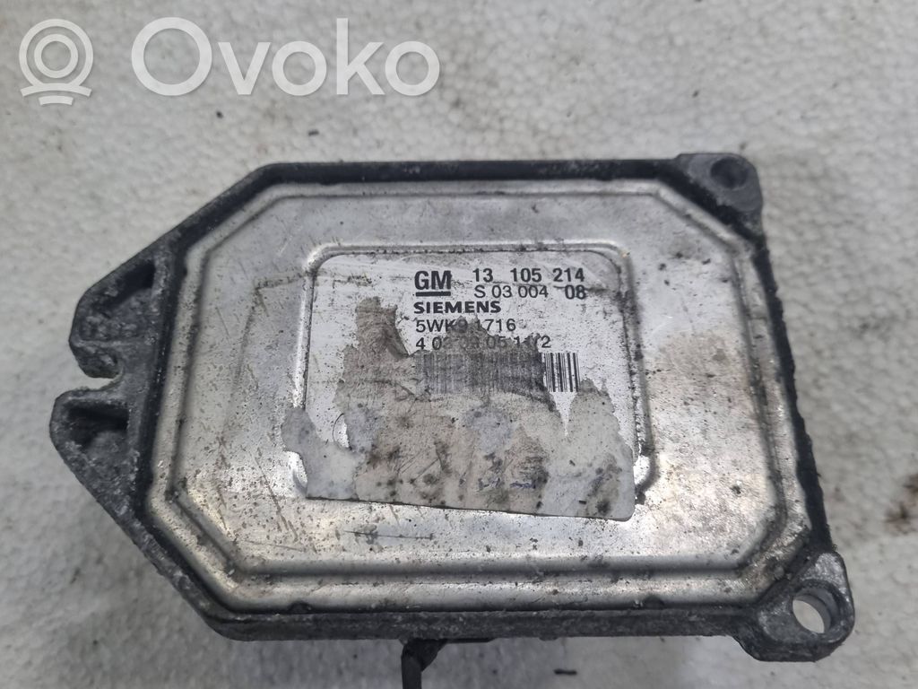 Opel Meriva A Engine ECU kit and lock set 