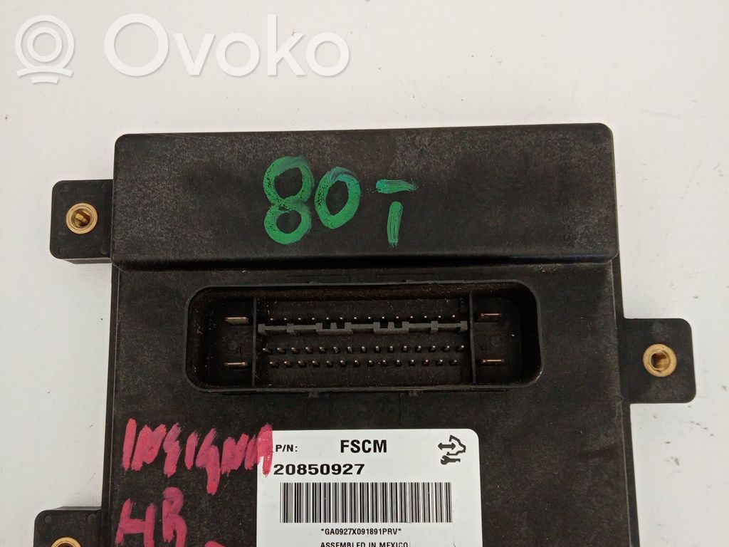 Opel Insignia A Fuel injection pump control unit/module 